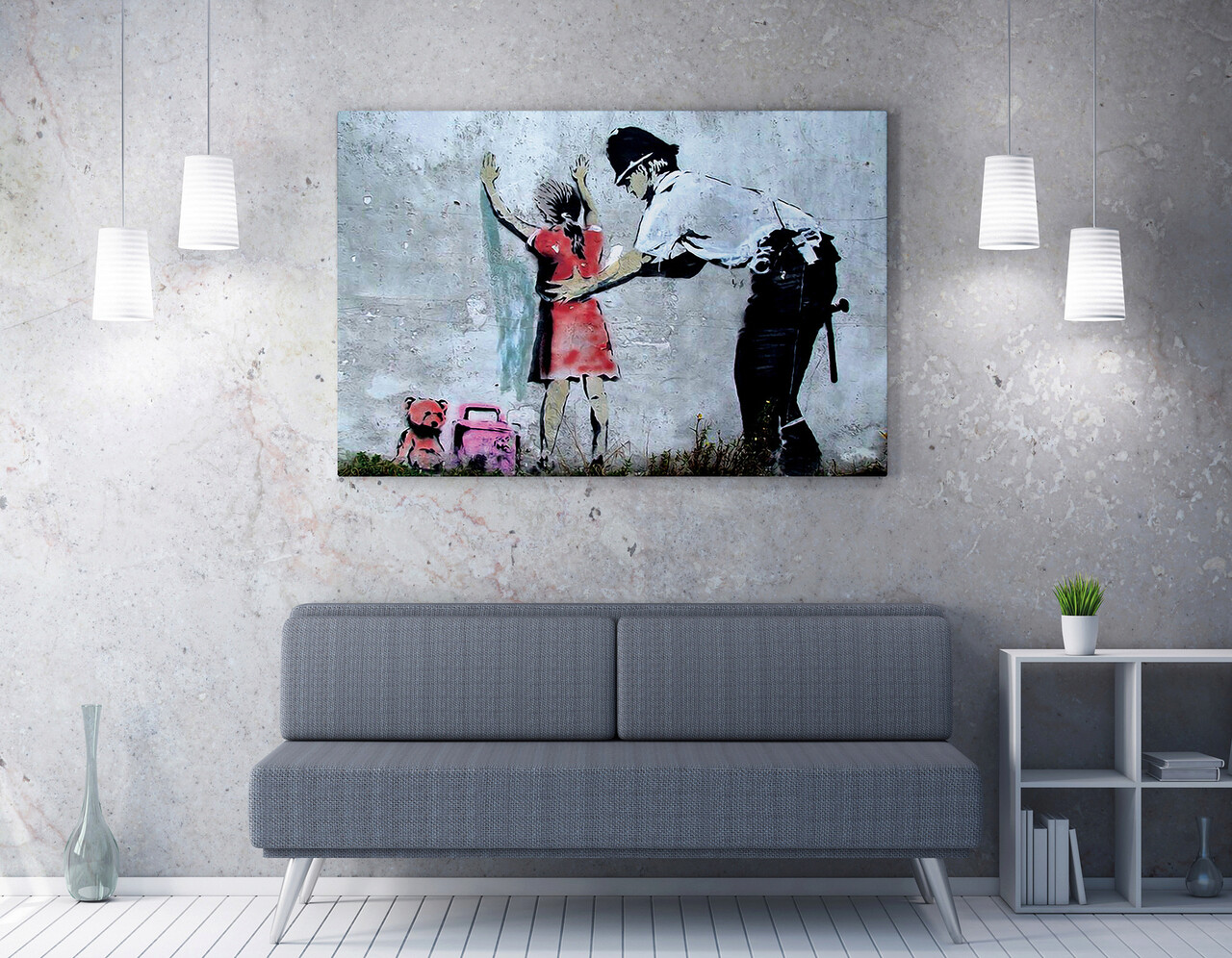 Tablou decorativ, WY39 (50 x 70), Canvas imprimat, Multicolor - imagine 6